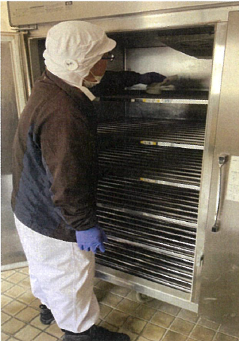 食材保管庫メンテナンス