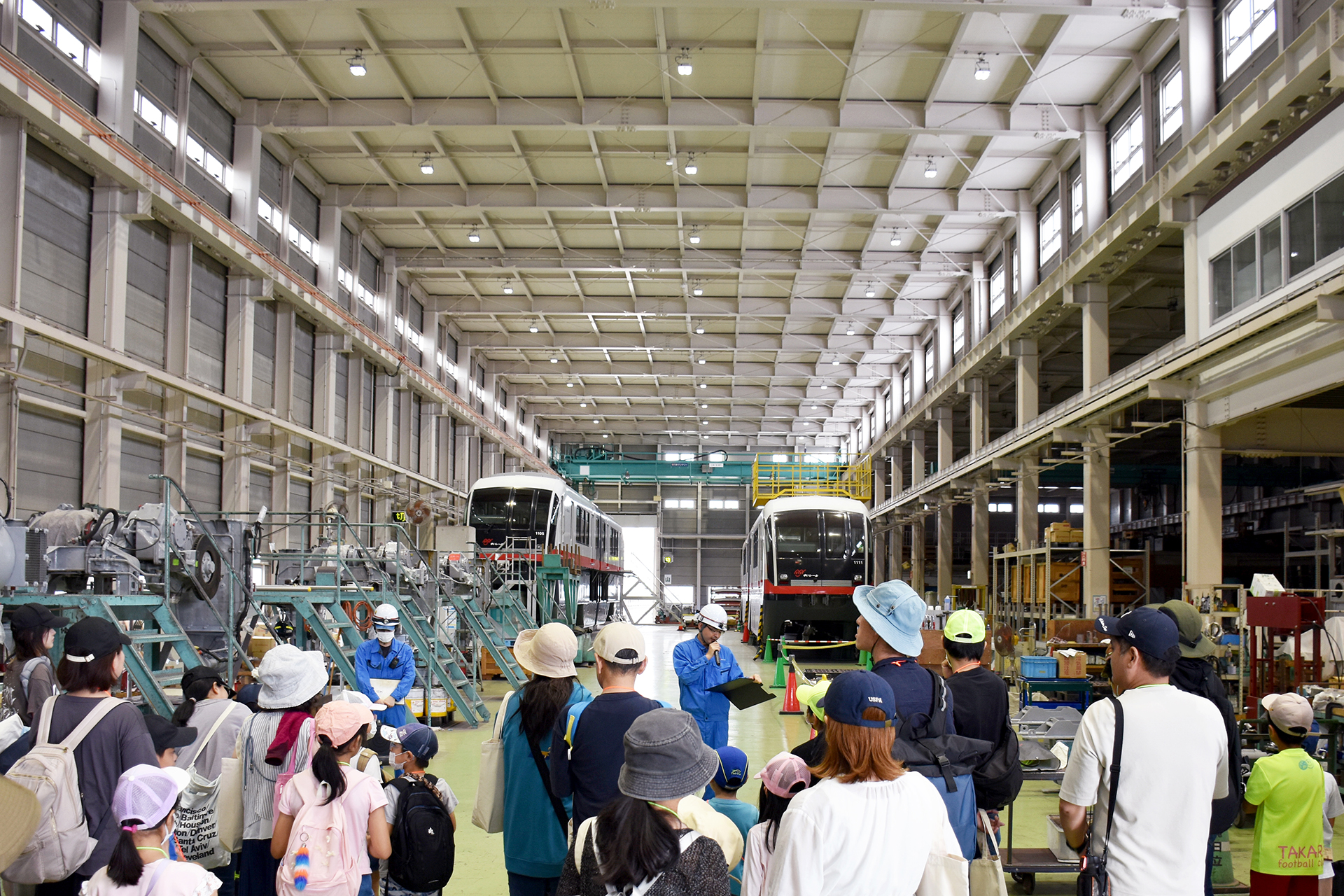 車両基地見学B