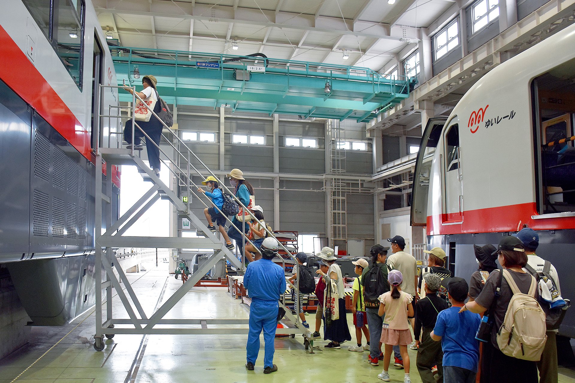車両基地見学D