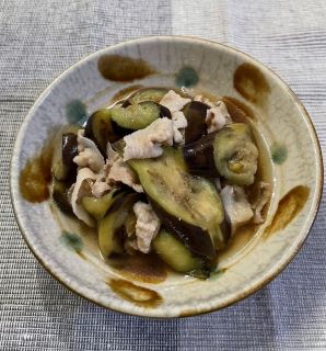 なすと豚肉の煮びたし なすと豚肉の煮びたし