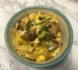 さば缶卵とじ丼