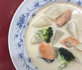 鮭と大根の和風スープ