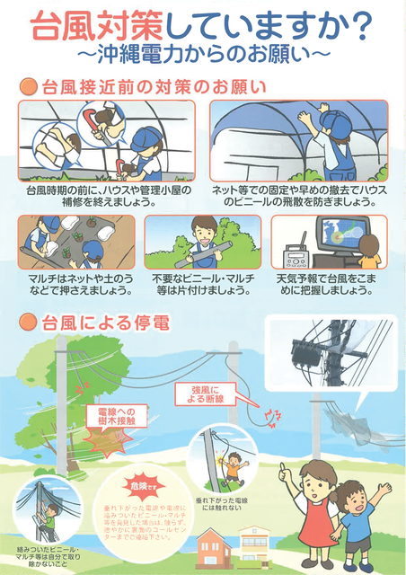 台風対策していますか？