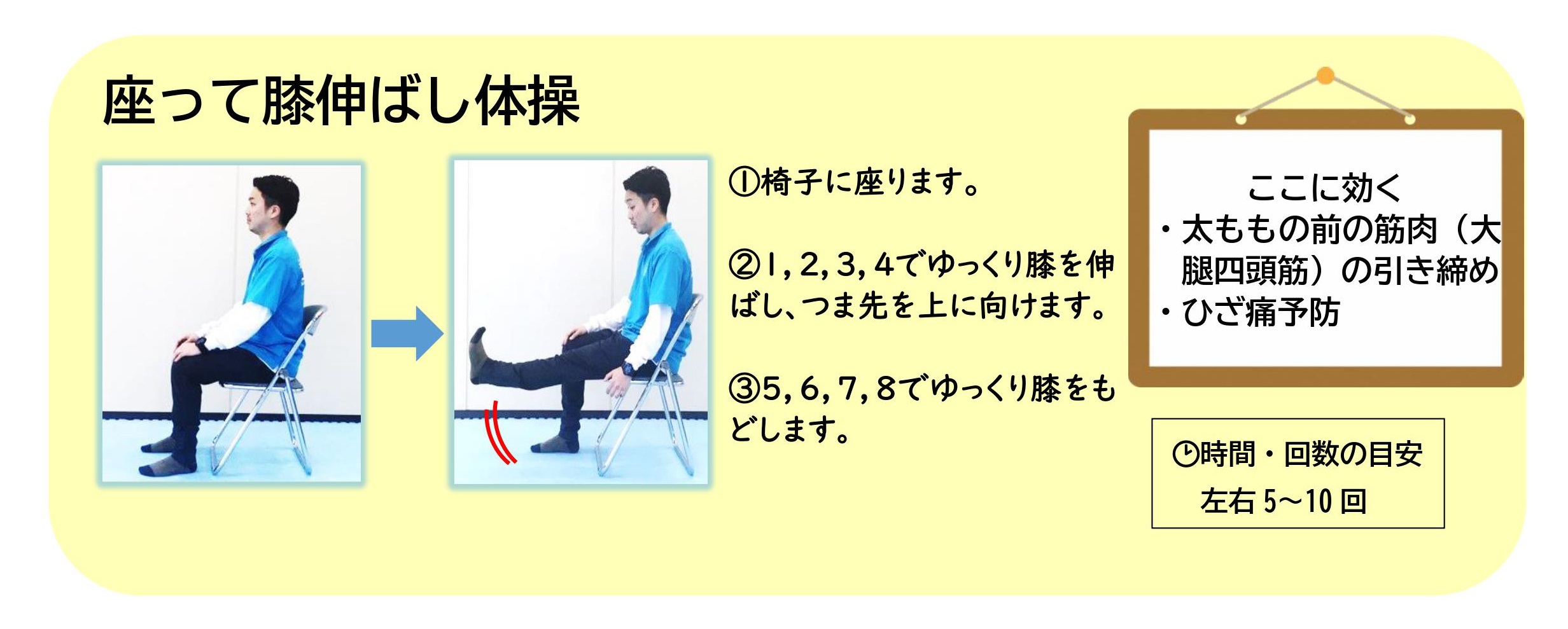 膝伸ばし