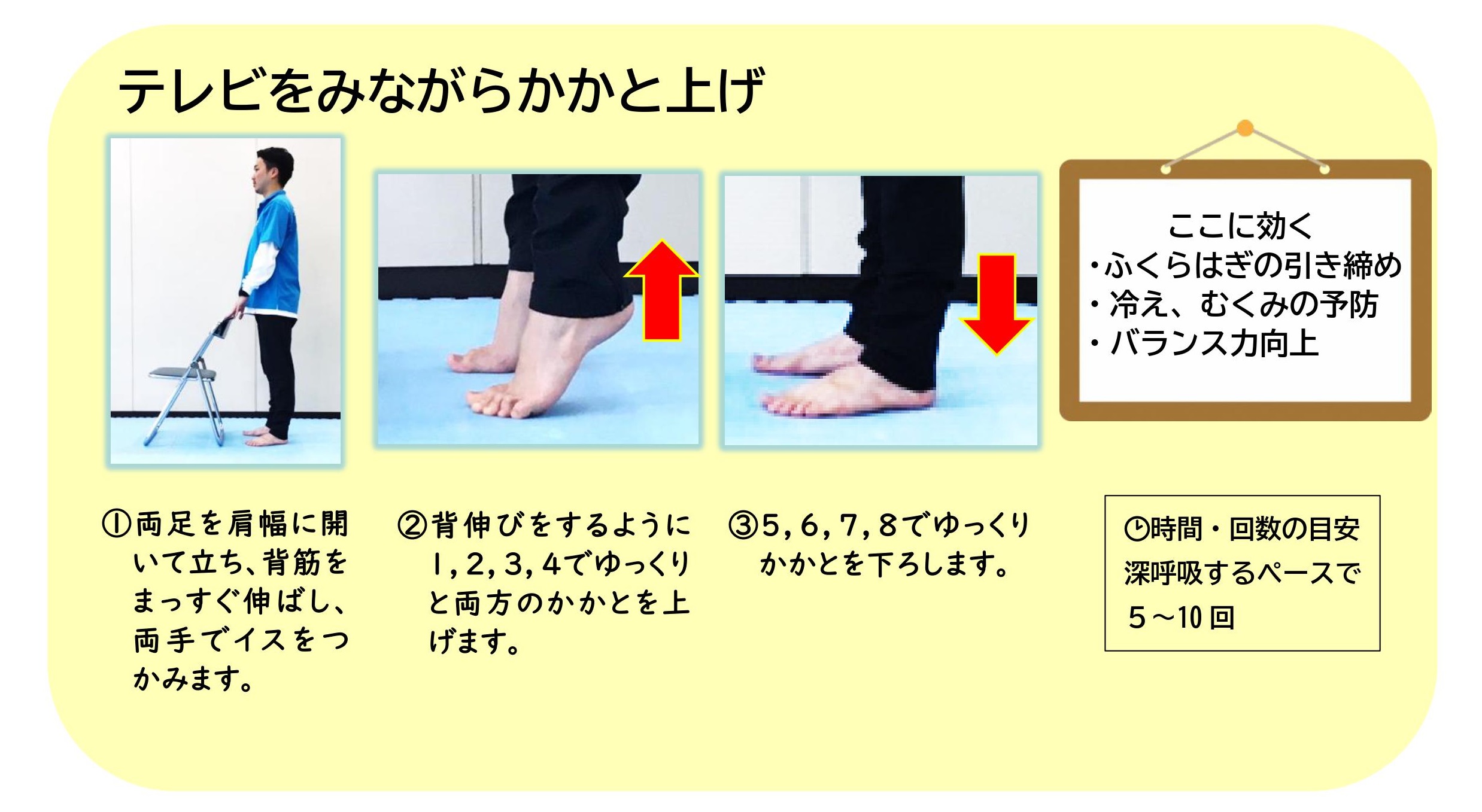 かかと上げ