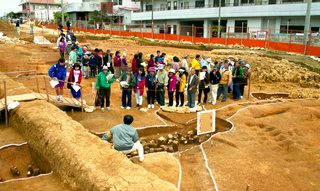 仲間後原遺跡発掘現場見学会