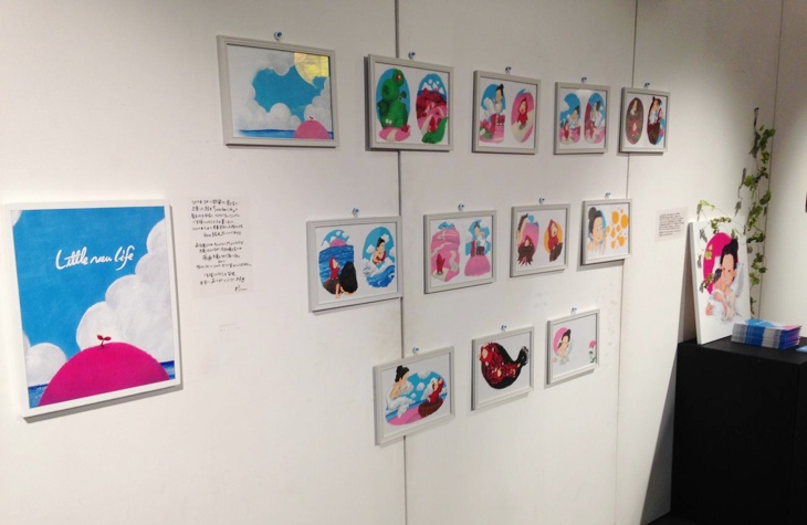 個展の様子