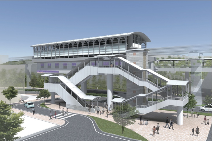 経塚駅（イメージ図）