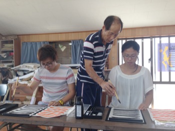 書道の練習