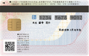Individual Number Card-back