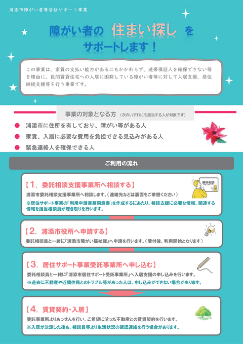 居住サポート事業 チラシ-01 居住サポート事業 チラシ-01