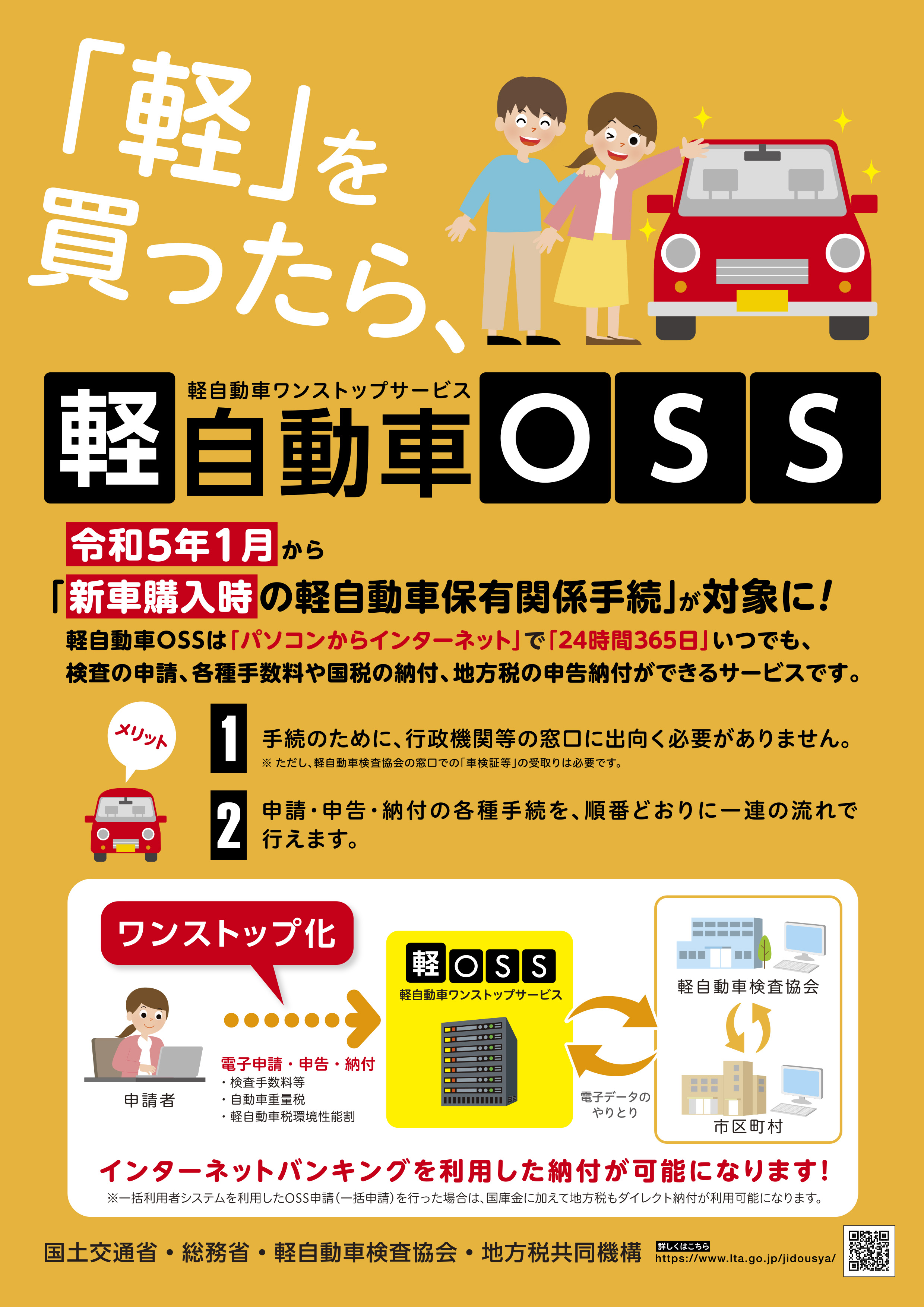 軽OSS（軽自動車保有関係手続のワンストップサービス）について