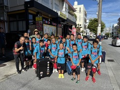 夏休み期間中のスポーツ少年団の子ども達