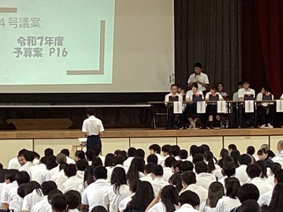 生徒総会② 3